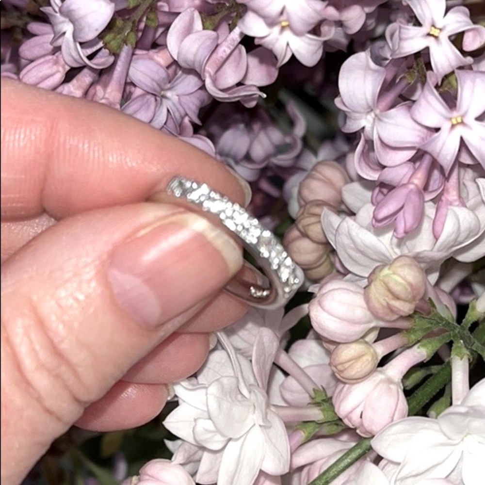 SS ring with sparkly CZ